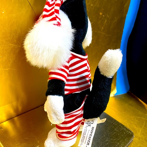 WARNER BROS. LOONEY TUNES VTG 1993 SYLVESTER THE CAT PLUSH 24K WEARING PAJAMA’S - Picture 13 of 15